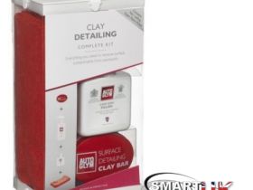 Autoglym Surface Detailing Clay Bar Kit Includes Detailer, Polish Complete Kit