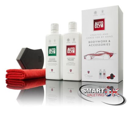 Click Here To Enlarge This Photo Of AUTOGLYM BODYWORK & ACCESSORIES VALET KIT SET CAR WASH POLISH SET 