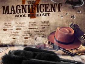AUTOBRITE DIRECT THE MAGNIFICENT 7 SEVEN WHEEL WOOLIES WANDS BRUSHES SET
